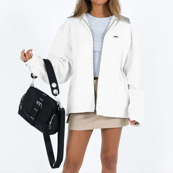 Princess Polly Springer Jacket - Bone - Picture 3 of 7